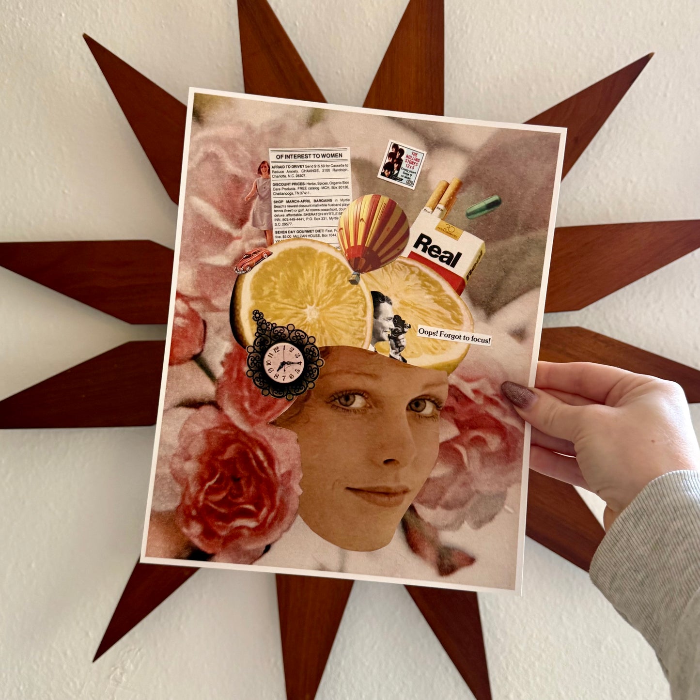 Vintage Collage Bundle - Simple Pleasures Collection - 8x10 Fine Art Prints