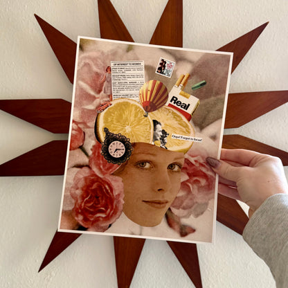 Vintage Collage Bundle - Simple Pleasures Collection - 8x10 Fine Art Prints