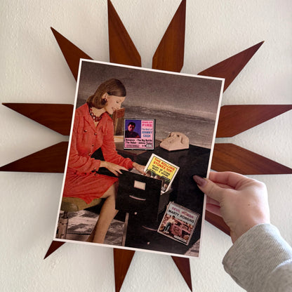 Vintage Collage Bundle - Simple Pleasures Collection - 8x10 Fine Art Prints