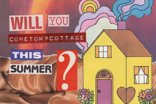 Will You Come To My Cottage Art Print (5x7) - Hockey Valentine's Day Gift