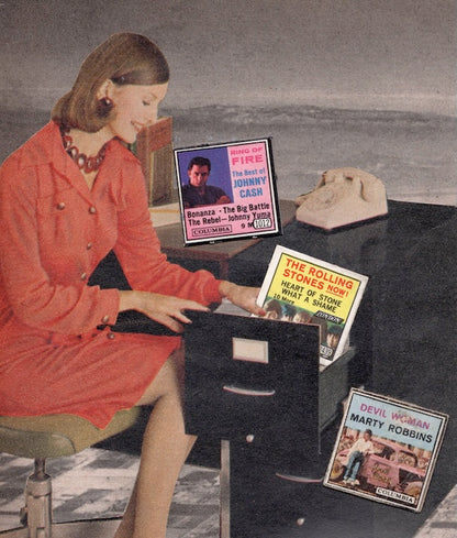 Vintage Collage Bundle - Simple Pleasures Collection - 8x10 Fine Art Prints